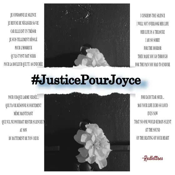 #JusticePourJoyce