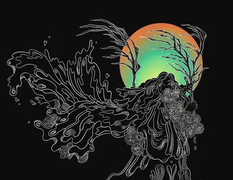 Psithurism  n. The sound of wind in the trees